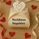 25 Adet Mevlid Kutusu -Lokum Kutusu - Mevlidimize Hoşgeldiniz - Hediye Kutusu - Çikolata Kutusu