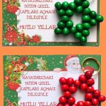 Kırmızı&Yeşil 10 Adet Anahtarlık - Yılbaşı Hediyesi - Christmas Gift