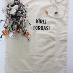 Keten Boncuk Detaylı Çok Amaçlı Kirli Torbası 50x70cm