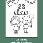 23 Nisan Boyama Kartonu - 23 Nisan Hediyesi - 10 Adet A4 Kalın Karton - Her boyaya uygun 1.hamur