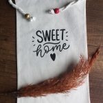 30x40cm - 2 Adet Keten Sweet Home Çok Amaçlı Kese - Saklama Torbası - Bakliyat Kesesi