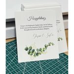 50 Adet Söz Kına Nişan Düğün Hatırası Kartı Davetiyesi - İstenilen yazı yazılır 10x15 cm