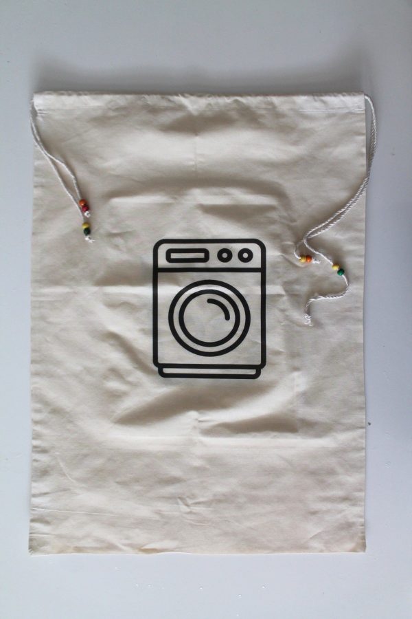 Çamaşır Makinesi Baskılı Çok Amaçlı Kirli Torbası 50x70cm