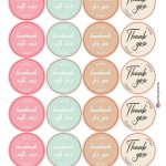 24 Adet - Handmade Sticker | With Case & With Love & For You Sticker -  Thank You Sticker
