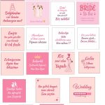 22 Adet Bride Kart - Bekarlığa Veda Kartı -Bride Eğlence Kartı - Motto Kart - 10x10 Kalın Kart