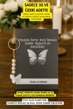 Siyah Kelebek | İncili Kelebek Anahtarlık - Kına Hediye - Nişan Hediyelik - Nikah Hediye 10 Adet - Görsel 2