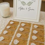 Kraft Bohem 10 Adet İstiridye Anahtarlık - Nişan Hediyesi - Kına Hediyesi - Nikah Hediyesi - Bride