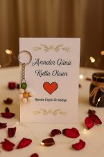 10 Adet Ahşap Papatya Bohem Anahtarlık - Kına Hediye - Nişan Hediye - Nikah Hediye - Anneler Günü - Görsel 4