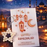 Hayırlı Ramazanlar -10 Adet İnci Yıldız Anahtarlık - Ramazan Hediyesi - Konsept Hediye