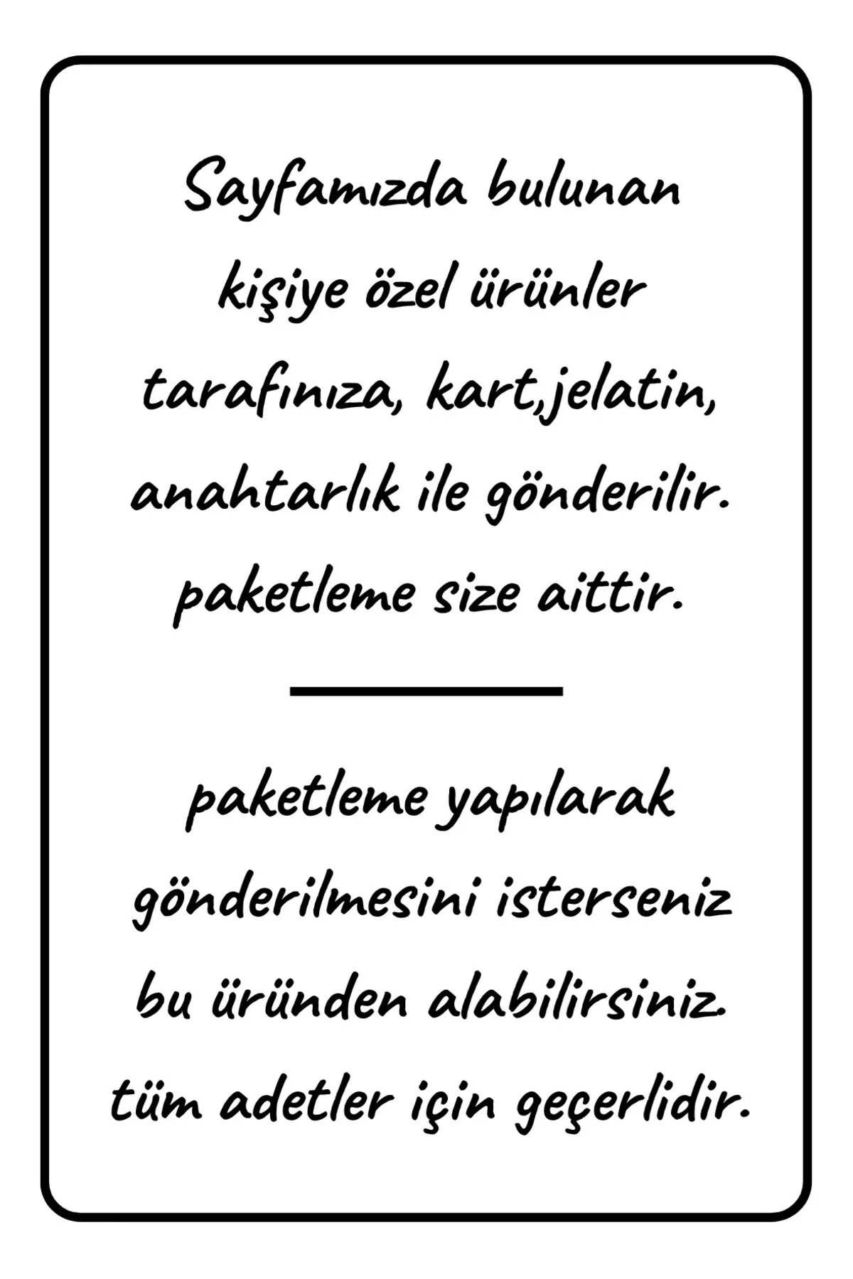 7dc6d8fa15ea48888368eebe1c6ab9a3.jpg Anahtarlık Paketleme İşçiliği - Sadece kişiye özel ürünler için geçerlidir.) maks 250 - Görsel 1